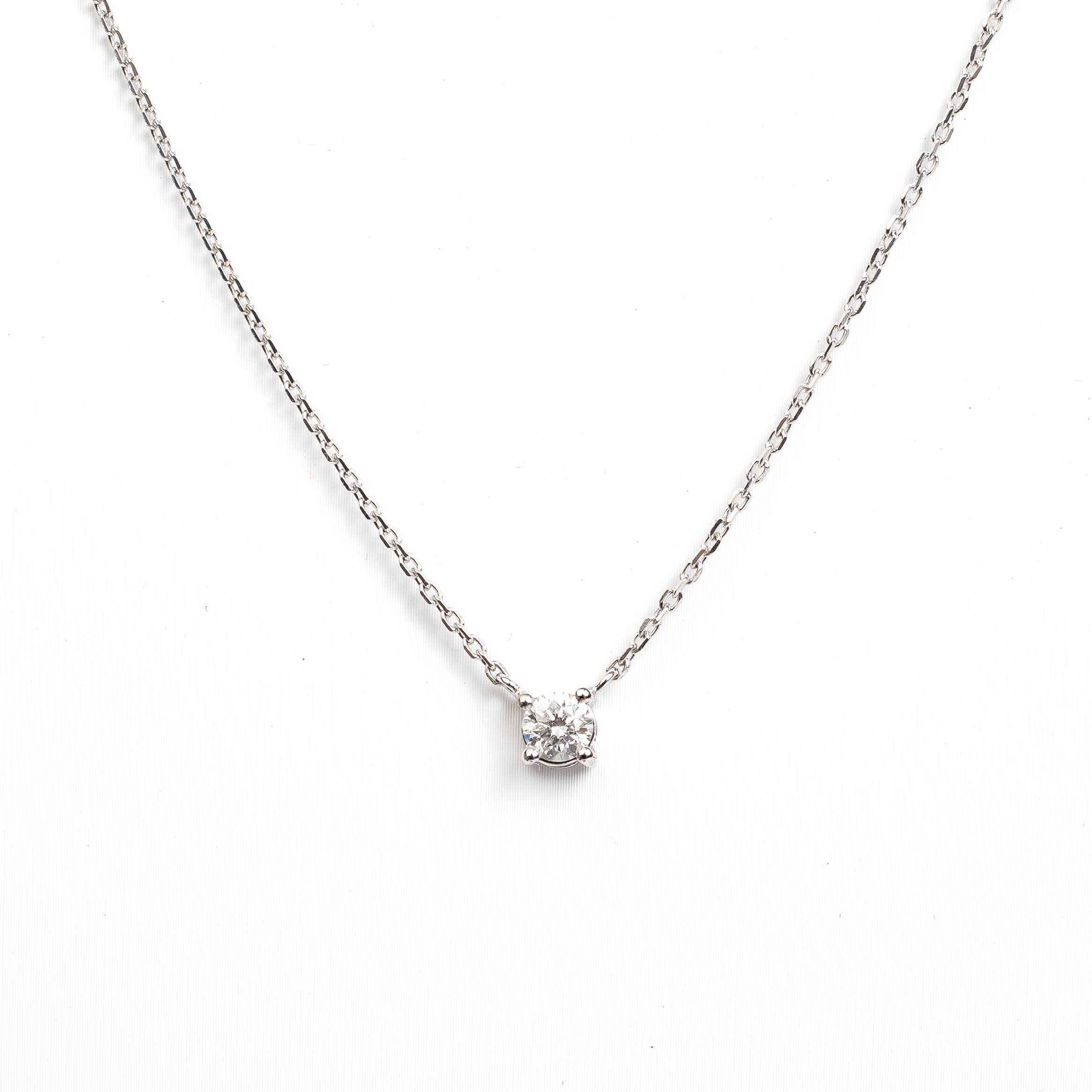 Náhrdelník Erin - bílé zlato, diamant