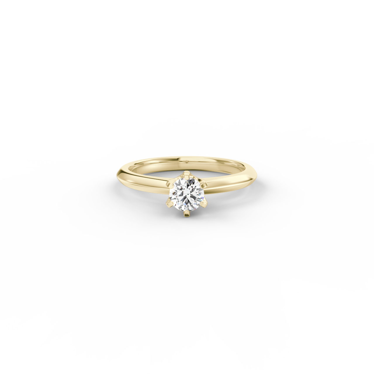 Prsten Caroline Klasik - žluté zlato, diamant 0,30 ct