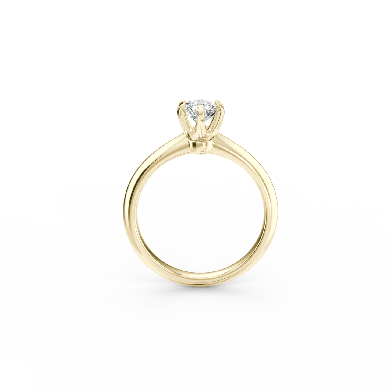 Prsten Caroline Klasik - žluté zlato, diamant 0,30 ct - Obrázek 2