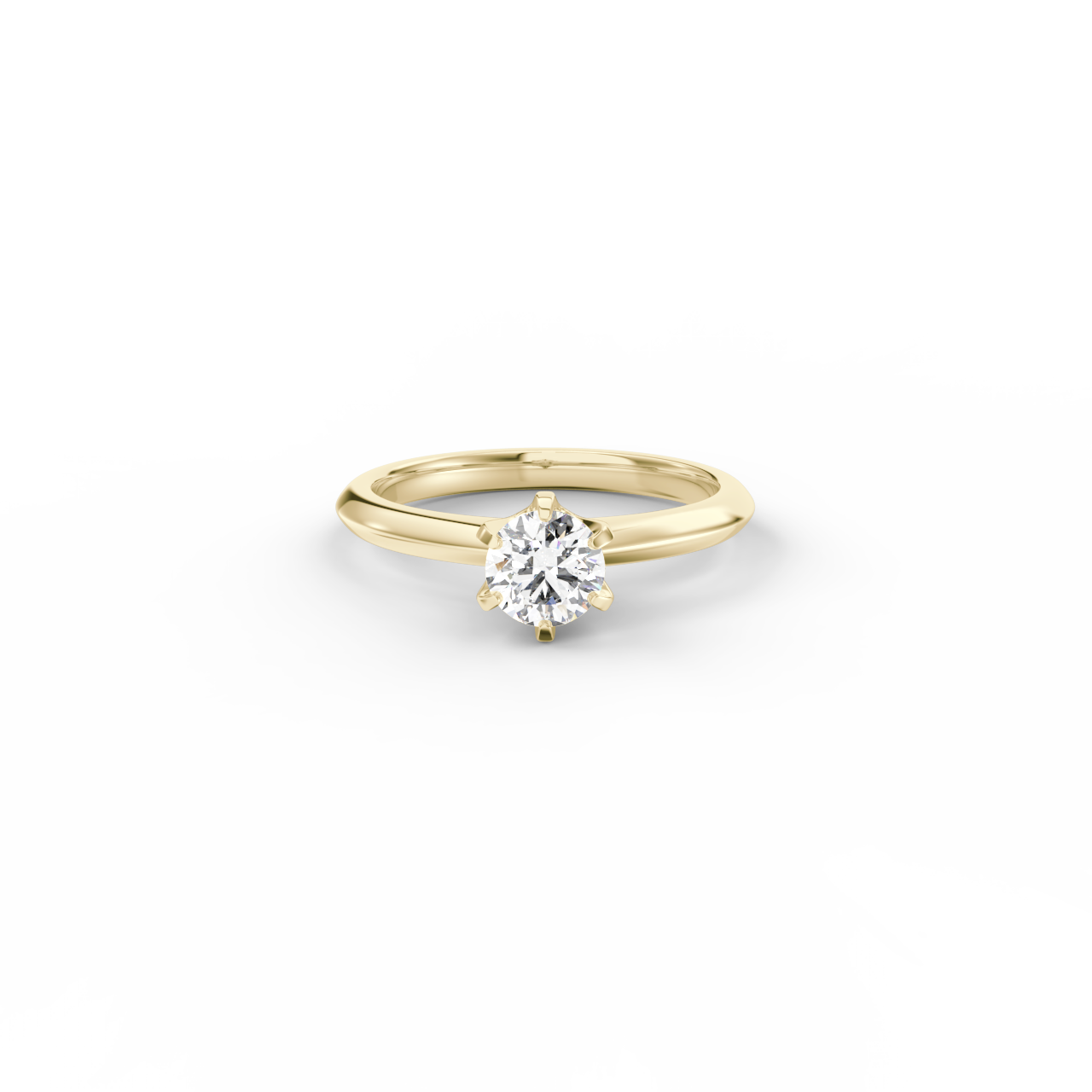 Prsten Caroline Klasik - žluté zlato, diamant 0,50 ct