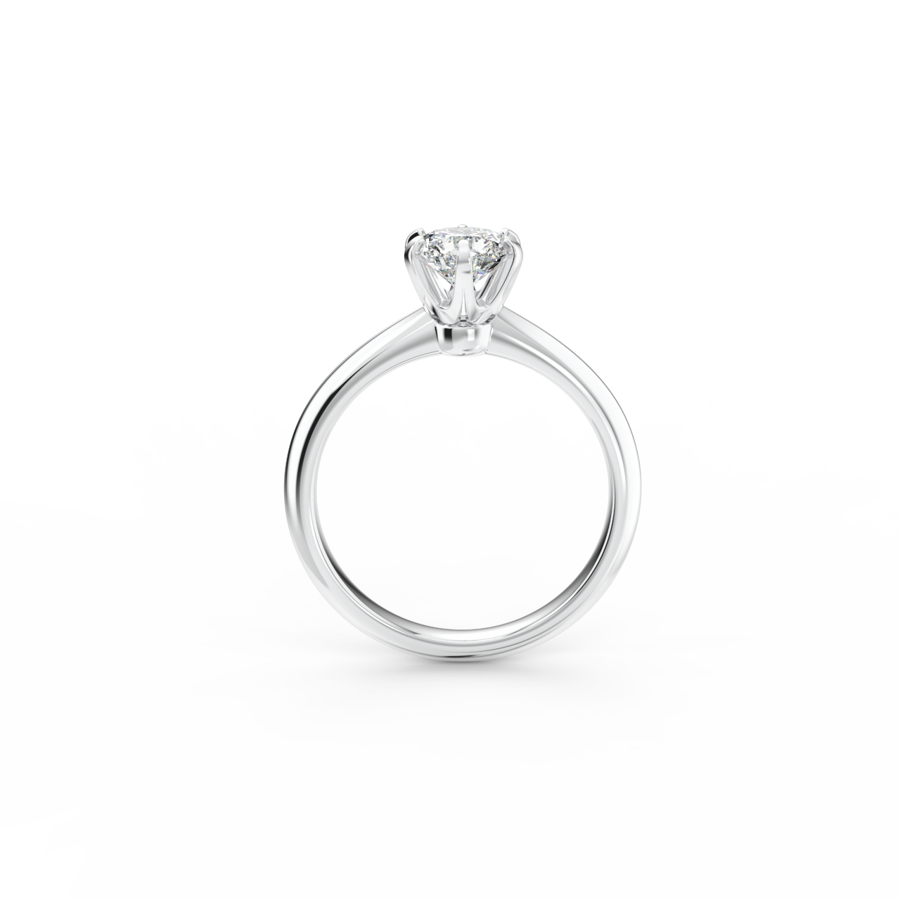 Prsten Caroline Klasik - bílé zlato, diamant 0,70 ct - Obrázek 2