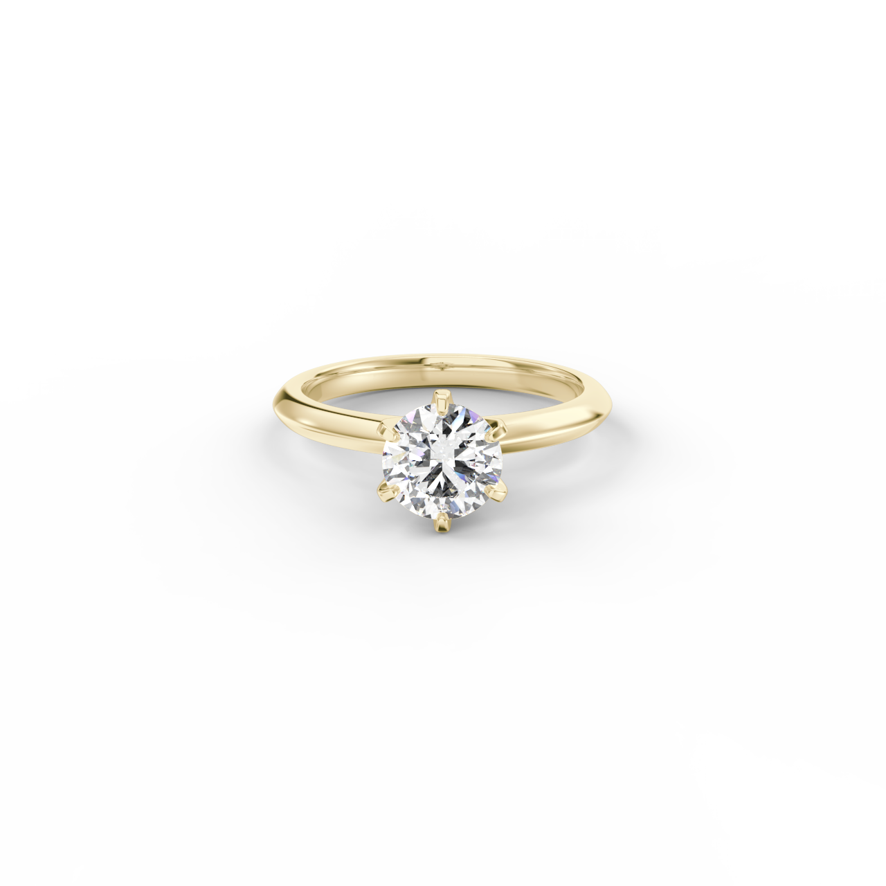 Prsten Caroline Klasik - žluté zlato, diamant 1,00 ct