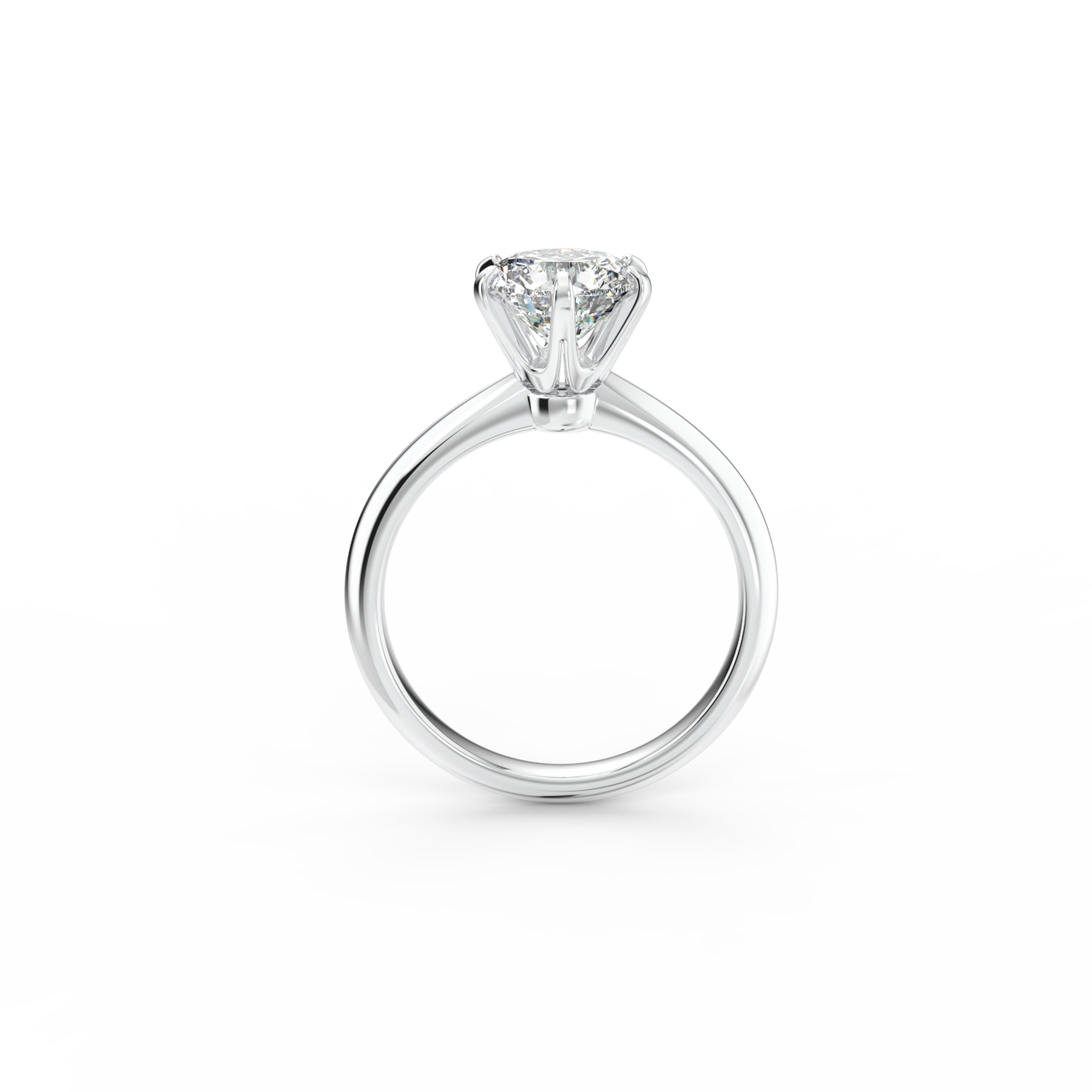 Prsten Caroline Klasik - bílé zlato, diamant 1,50 ct - Obrázek 2