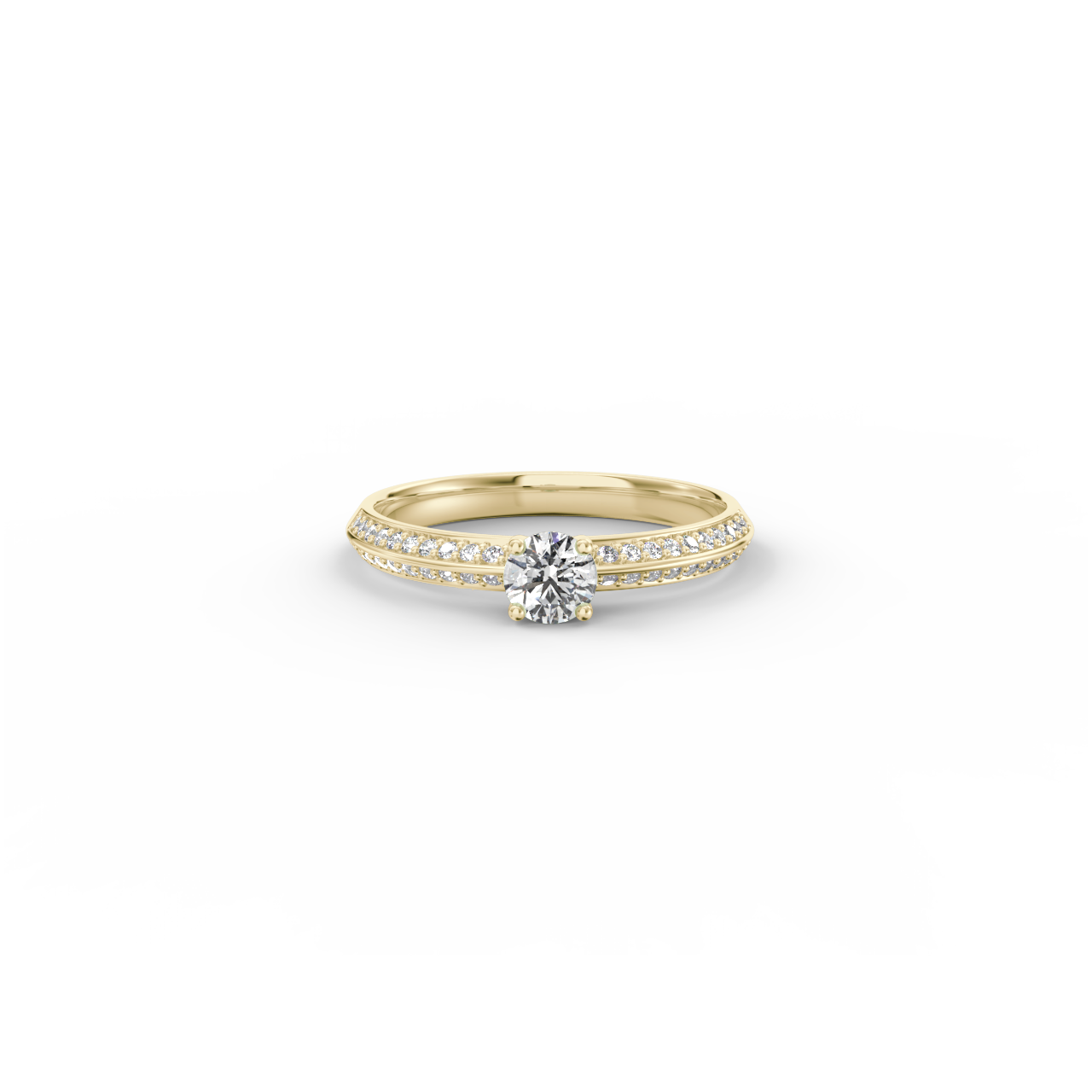 Prsten Eloise Romantik - žluté zlato