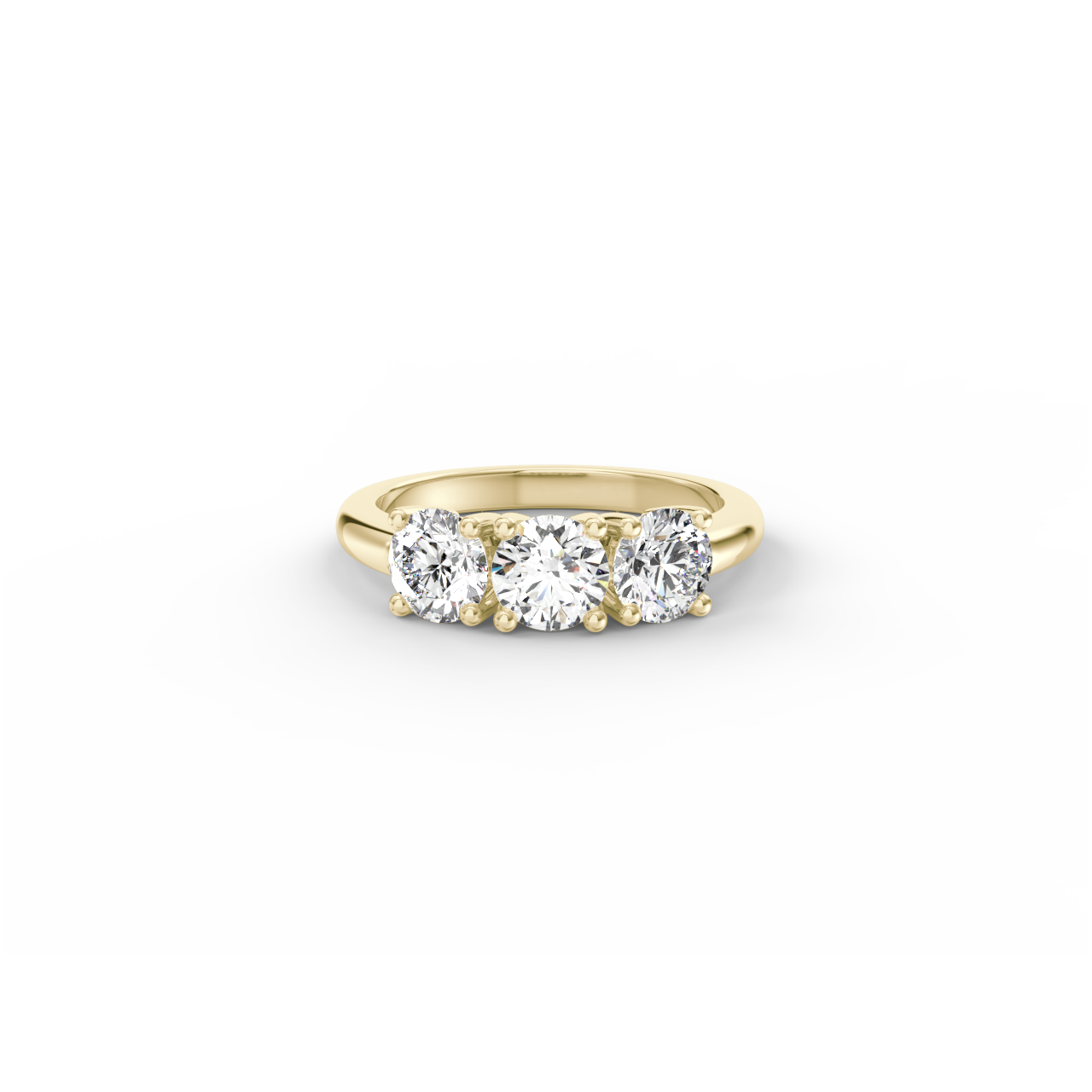 Prsten Jun Modern - žluté zlato