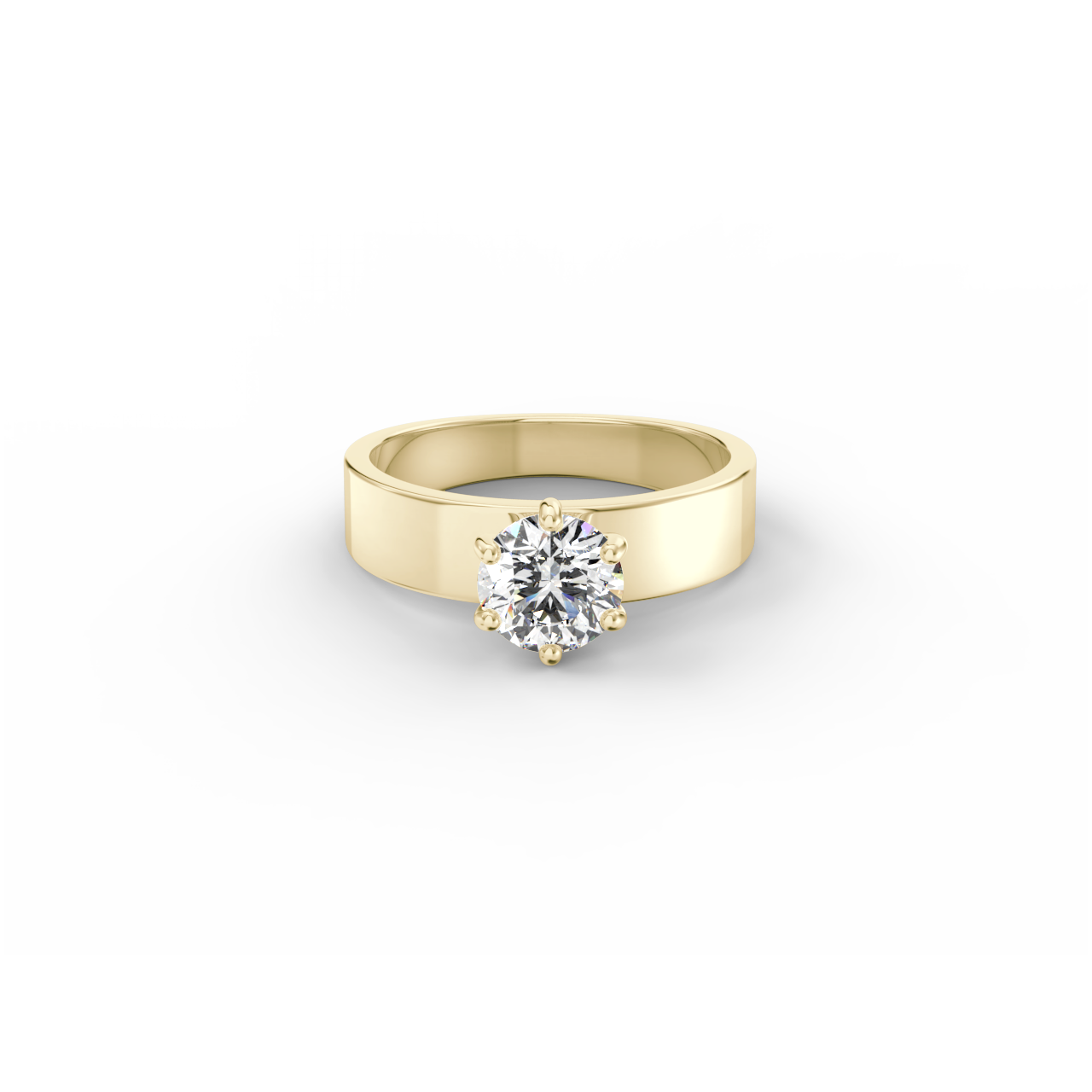 Prsten Presley Modern - žluté zlato