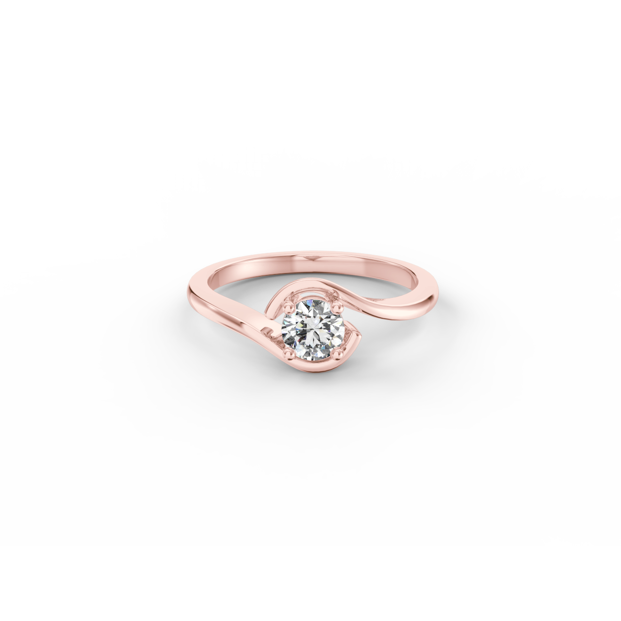 Prsten Celeste Modern - růžové zlato