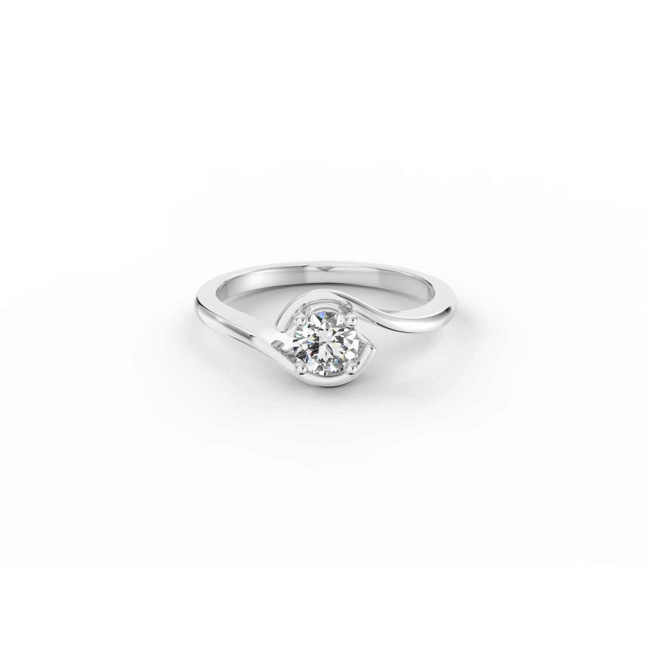 Prsten Celeste Modern - bílé zlato