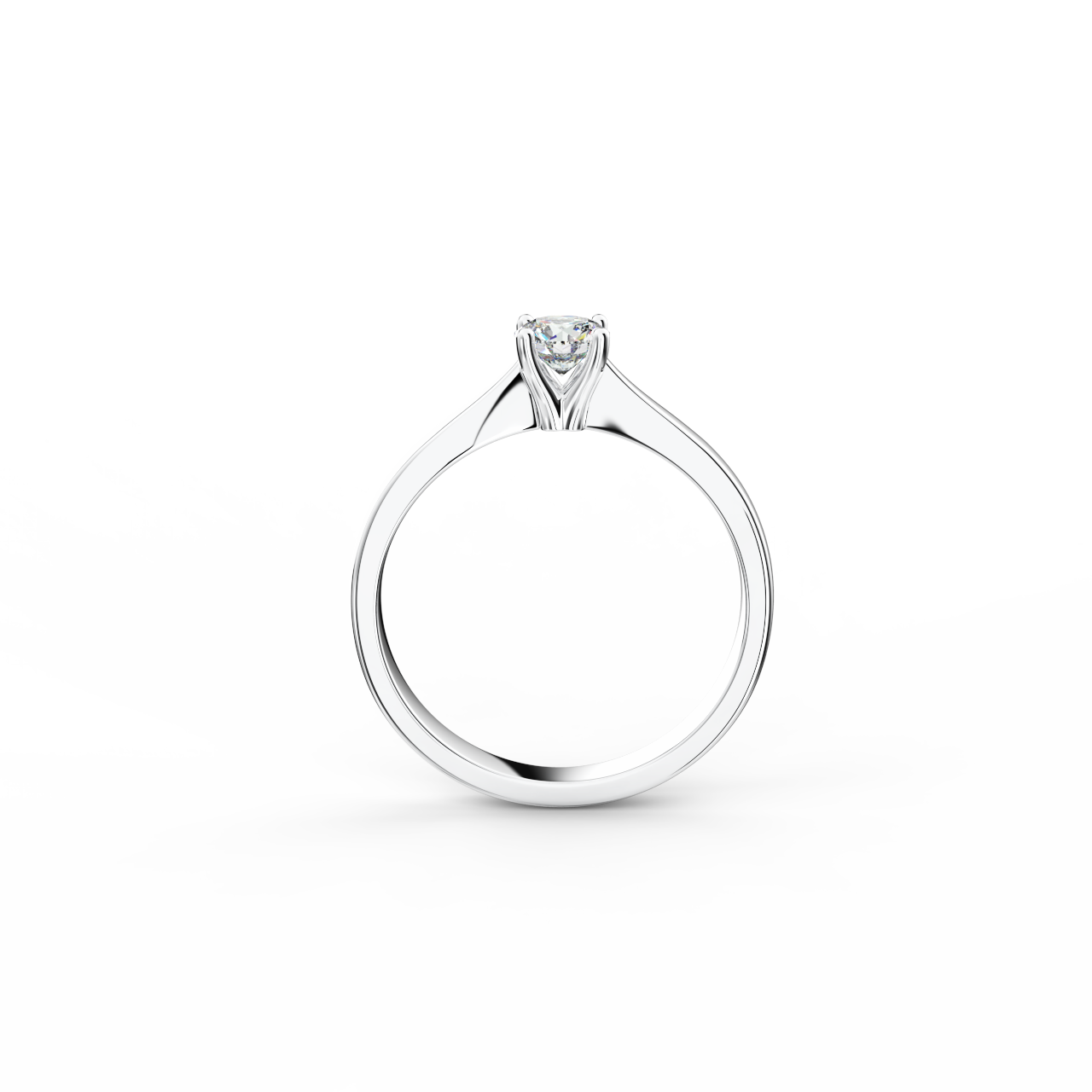 Prsten Ellen Klasik - bílé zlato - Obrázek 2