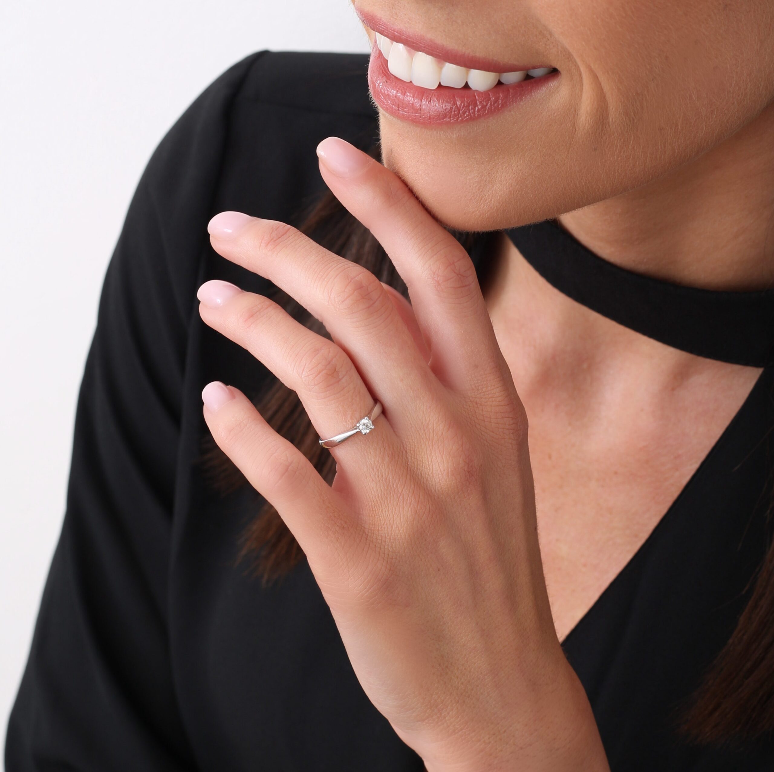 Prsten Ellen Klasik - bílé zlato - Obrázek 3