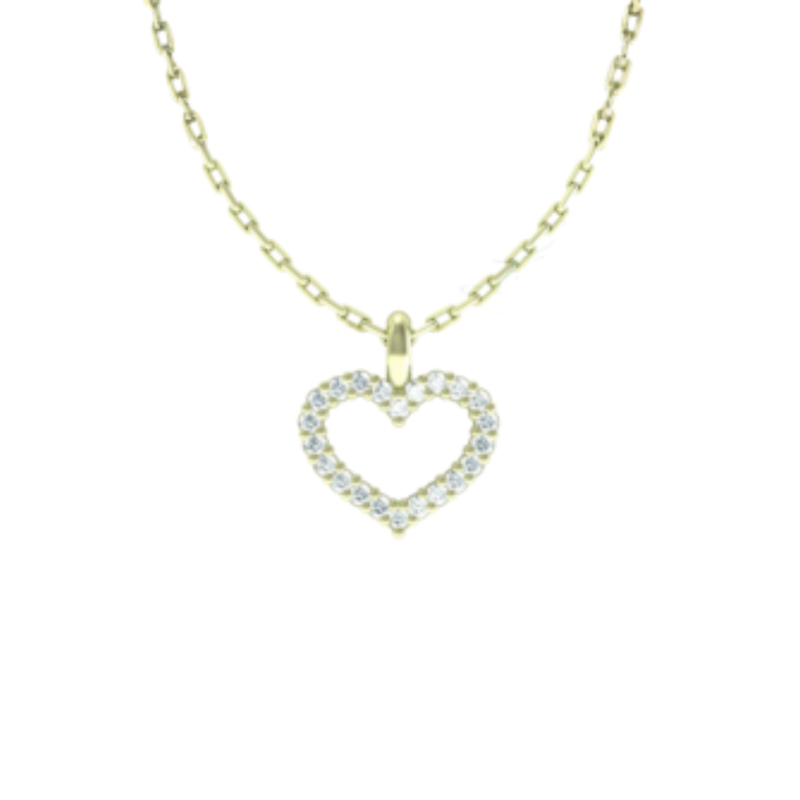 Přívěsek Lovely - žluté zlato, diamanty