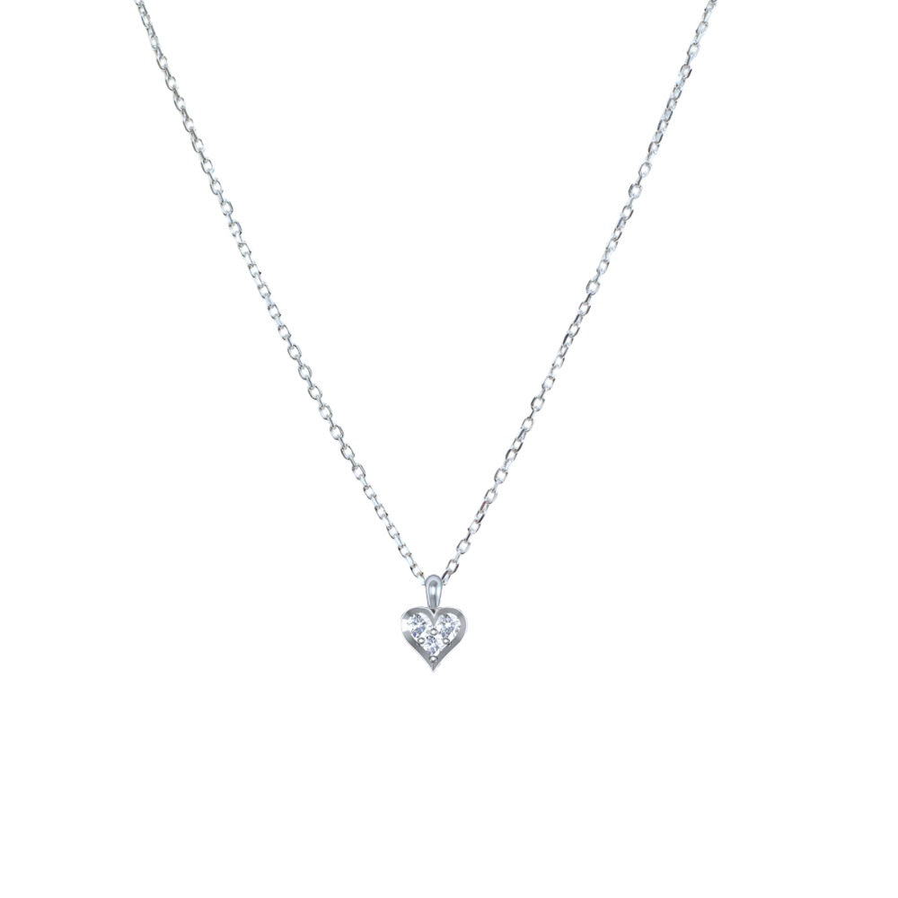 Přívěsek Tenderness - bílé zlato, diamanty