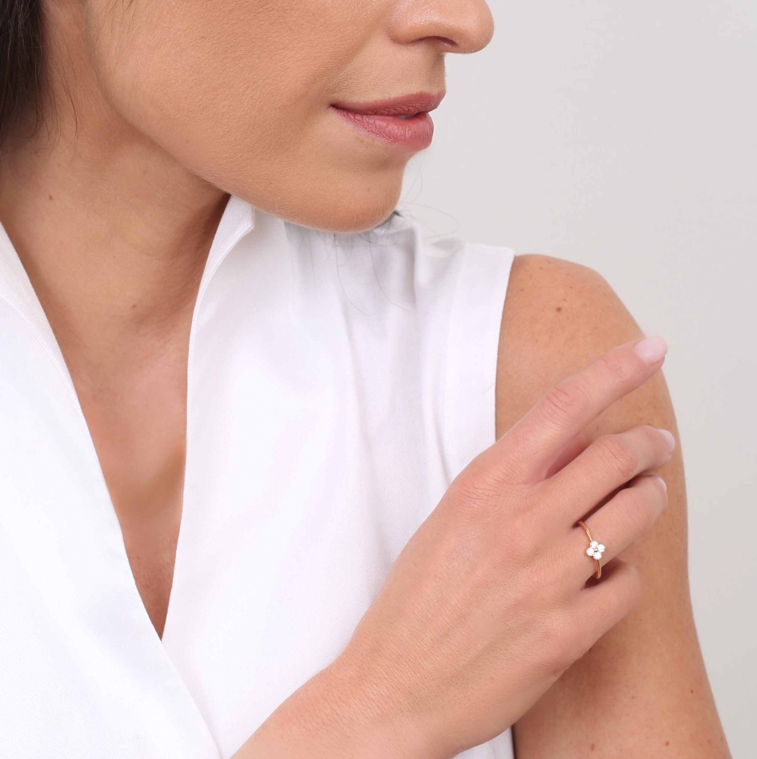 Prsten Alaya - žluté zlato - Obrázek 4