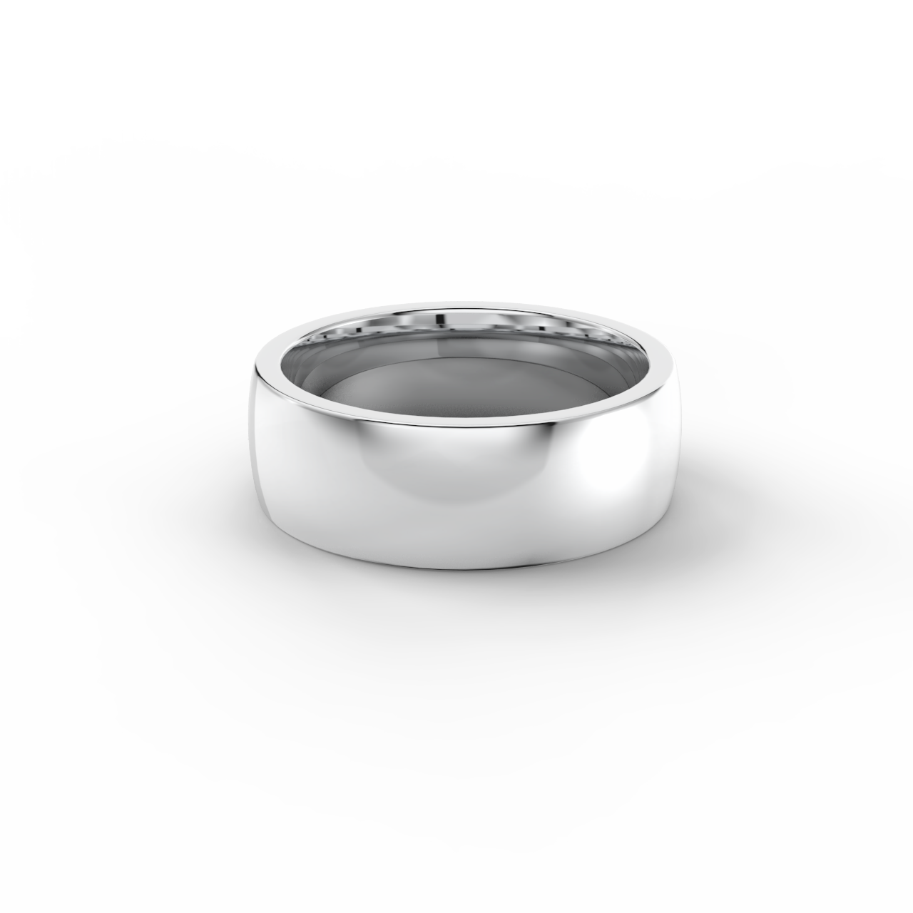 Pánský snubní prsten 120 - bílé zlato