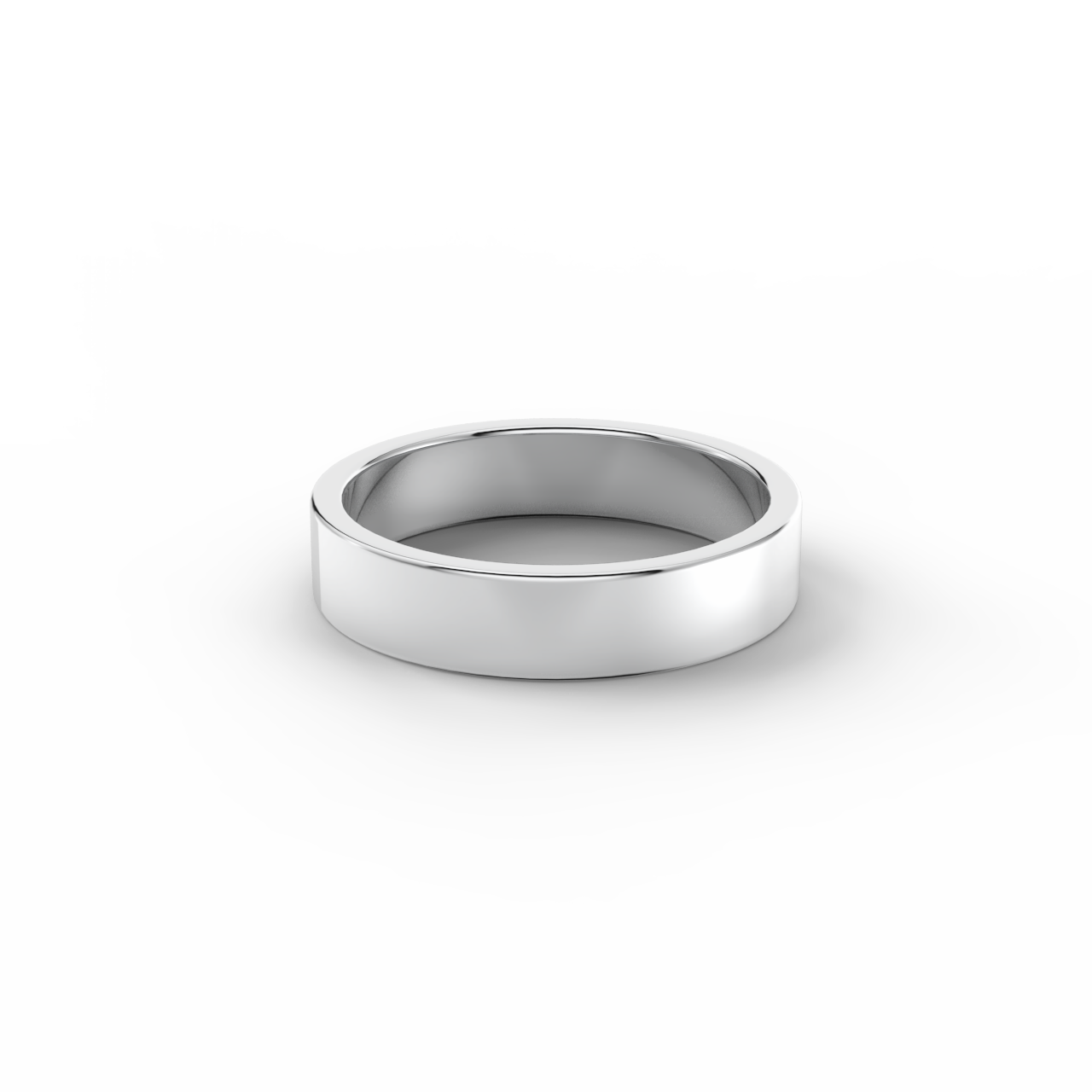 Pánský snubní prsten 140 - bílé zlato