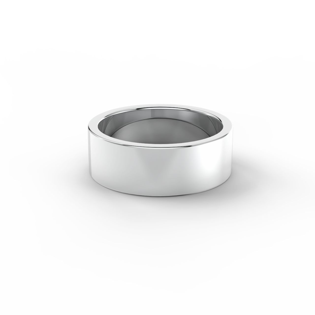 Pánský snubní prsten 141 - bílé zlato