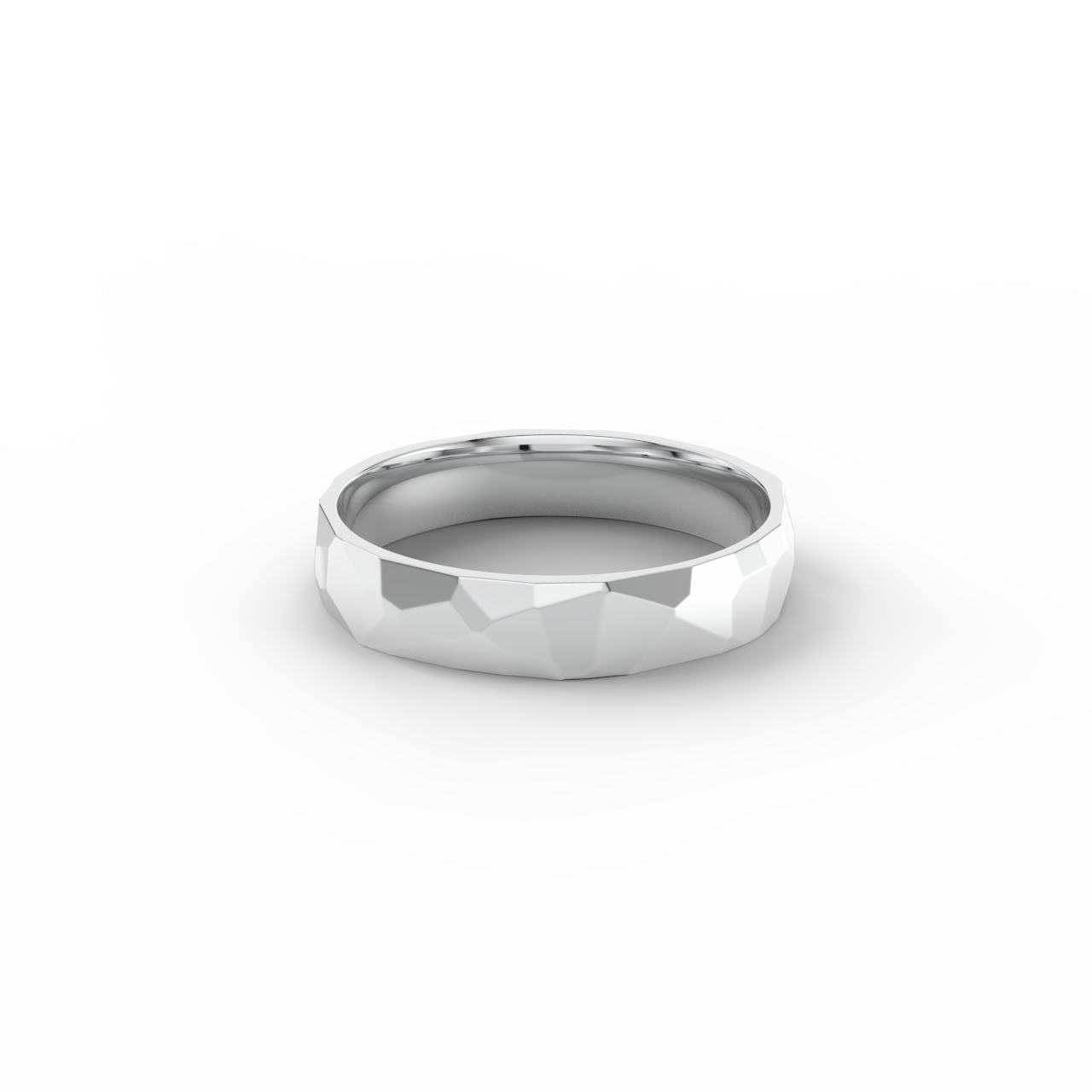 Pánský snubní prsten 150 - bílé zlato