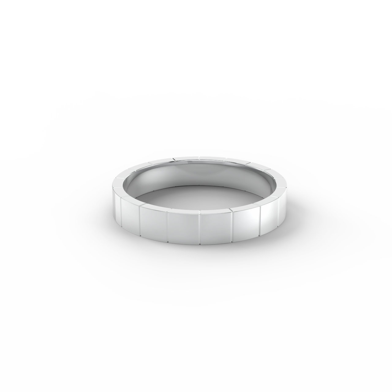 Pánský snubní prsten 200 - bílé zlato