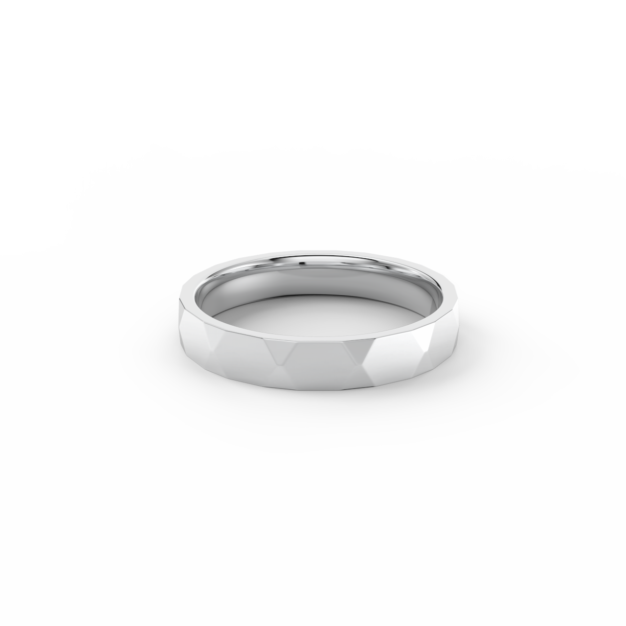 Pánský snubní prsten 240 - bílé zlato